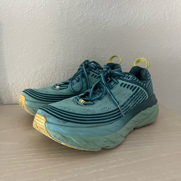 Hoka Shoes - Hoka Teal Bondi 6 Athletic Shoes